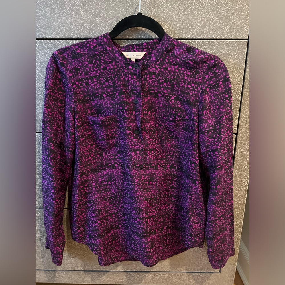 Rebecca Taylor silk blouse.
